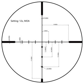 Оптический прицел Vector Optics Matiz 4-12x40 AO, сетка 22LR Rimfire, 25,4 мм, азотозаполненный, без подсветки (SCOM-29)