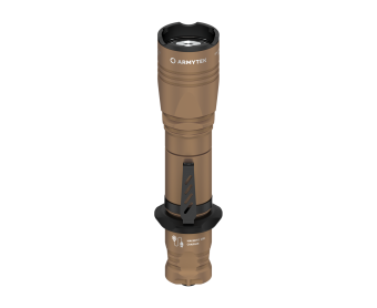Фонарь тактический Armytek Dobermann Pro Magnet USB / XHP35.2 HI / Теплый /1400 лм  (SAND/TAN) (F07501WS)