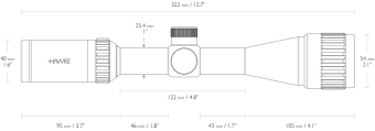 Оптический прицел Hawke Vantage IR 3-9x40 AO Mil-Dot с подсветкой (14225)