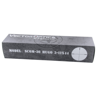 Оптический прицел Vector Optics Hugo 3-12x42, сетка 22LR Rimfire, 25,4 мм, азотозаполненный, без подсветки (SCOM-30)