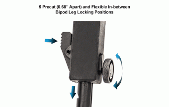 Сошки Leapers  TL-BP20Q-A