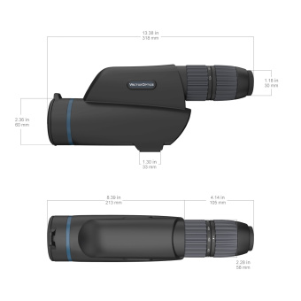 Труба зрительная Vector Optics Continental 12-40x60 ED (SCSS-02) с сеткой