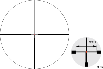 Оптический прицел March 1,5-15x42 с подсветкой, сетка FD-1, клик 0.1MIL (D15V42IML)