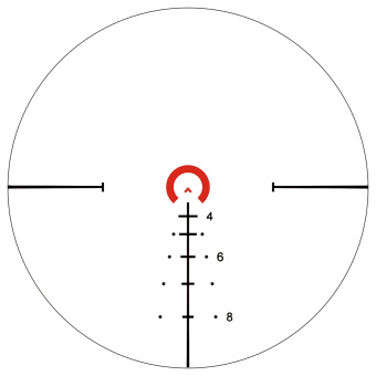 Оптический прицел Vector Optics Continental X6 1-6x28 Tactical FFP,  сетка BDC & Wind, 34 мм,  тактические барабаны, Zero Stop, азотозаполненный, с подсветкой  (SCFF-31)