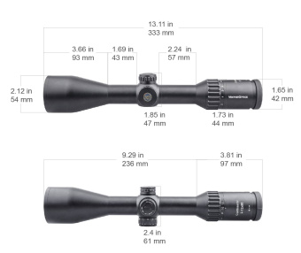 Оптический прицел Vector Optics Continental X8 2-12х50 Hunting SFP, 30мм, сетка BDC, азотозаполненый, с подсветкой (SCOM-15)