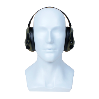 Наушники активные PMX-55 Tactical PRO (green) (активный режим - шумодавление 85ДБ, пассивный режим - шумоподавление 25ДБ)