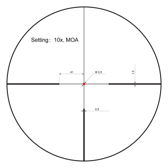 Оптический прицел Vector Optics Constantine 1-10x24 SFP, сетка: German #4 (SCOC-35)
