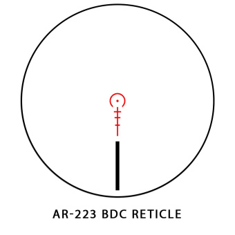 Оптический прицел Sightmark Core TX 1-4x24 (AR-223) зеленая/красная подсветка сетки, кольца в комплекте (SM13082AR.223)