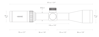 Оптический прицел Hawke Vantage 3-9x40 (30/30) 14120