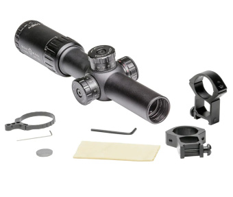 Оптический прицел Sightmark Core TX 1-4x24 (AR-223) зеленая/красная подсветка сетки, кольца в комплекте (SM13082AR.223)