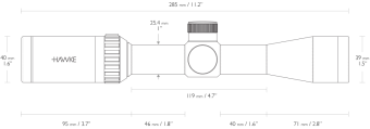 Оптический прицел Hawke Vantage 2-7x32 30/30 (14110)