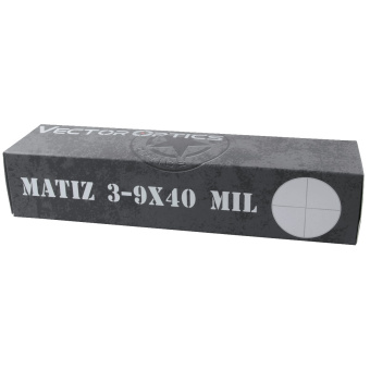 Оптический прицел Vector Optics Matiz 3-9x40, сетка MIL, 25,4 мм, азотозаполненный, без подсветки (SCOM-32)