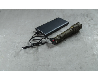 Фонарь тактический Armytek Dobermann Pro Magnet USB / XHP35.2 HI / Теплый /1400 лм (OLIVE) (F07501WO)