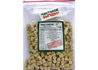 Войлочные патчи ЧИСТОGUN, 6,35 пневматика, .260 Rem., .264 Win.Mag., 6,5х47, 6,5х55., диаметр 7,5 мм, уп. 50 шт. (7,5-50)